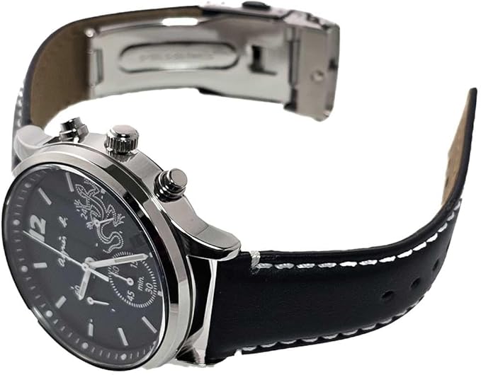 SEIKO Agnes Watch Men's Chronograph Solar Navy FBRD965
