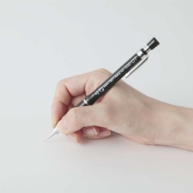 Zebra Mechanical Pencil, Tect 2way Light, 0.7mm, Pure Black (MAB42-PBK)