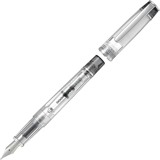 PILOT PFPR1TBM Prera PRERA Fountain Pen, Color Matching, Medium, Medium Point, Transparent Black