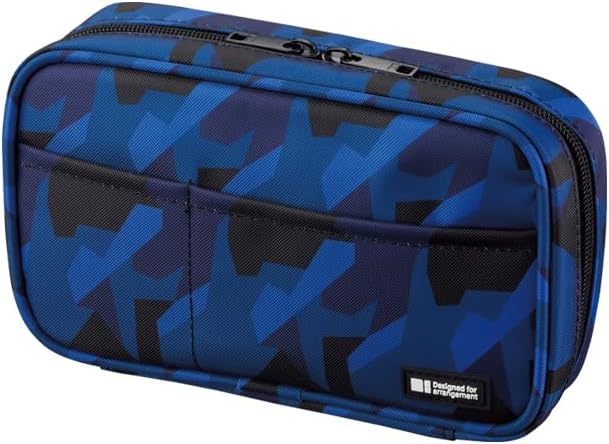 Lihit Lab A7551-11N Pen Case, Book Type, Indigo