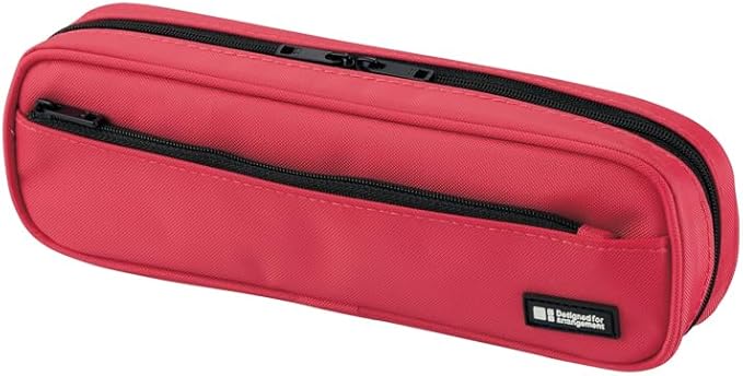 Lihit Lab A7552-24 Pen Case, 2-Way Type, Black