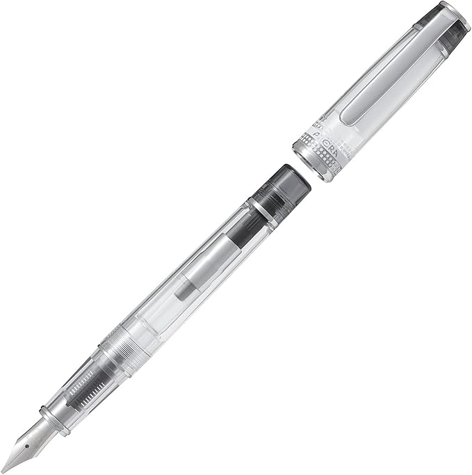 PILOT PFPR1TBCM Prera Fountain Pen, Color Discount, CM, Calligraphy, Transparent Black