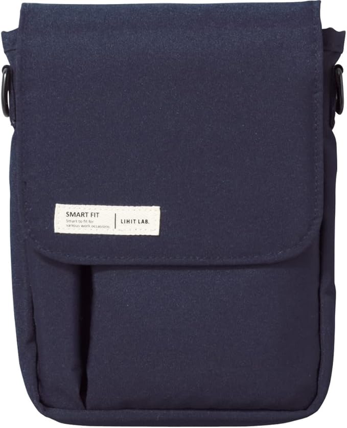 Lihit Lab Smart Fit A7574-4 Carrying Pouch, 5.8 x 4.1 inches (A6 / 148 x 105 mm), Orange