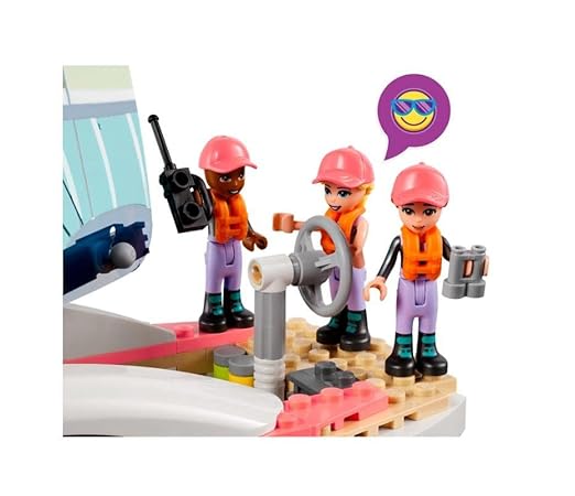 LEGO Friends 41716 Stephanie's Sailboat Adventure, Toy Blocks, Gift, Boating, Pretend Play, Girls, Ages 7 and Up