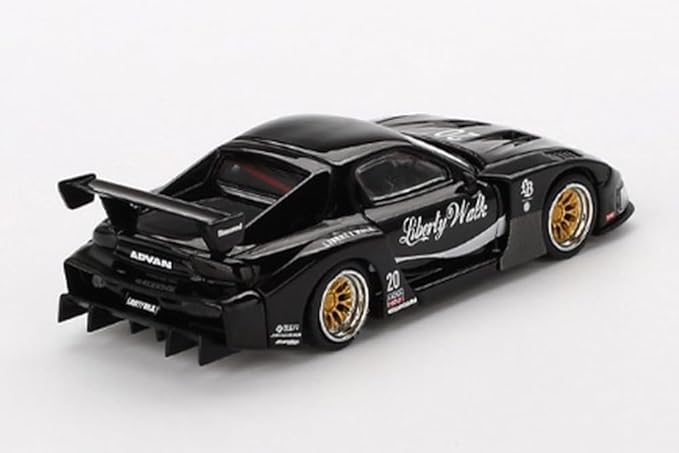 MINI GT Mazda RX-7 LB-Super Silhouette Liberty Walk, Black (Right Handle) Finished Product