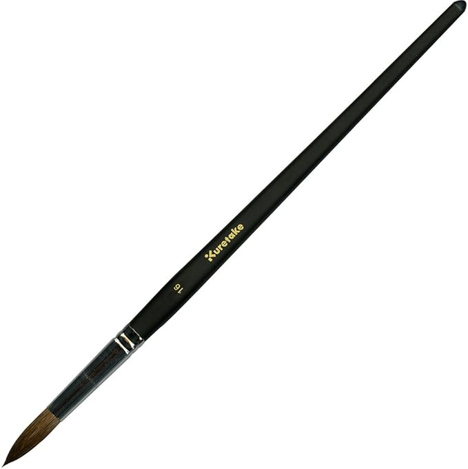 Kuretake Horsehair Painting Brush Round No. 16 JO1-16
