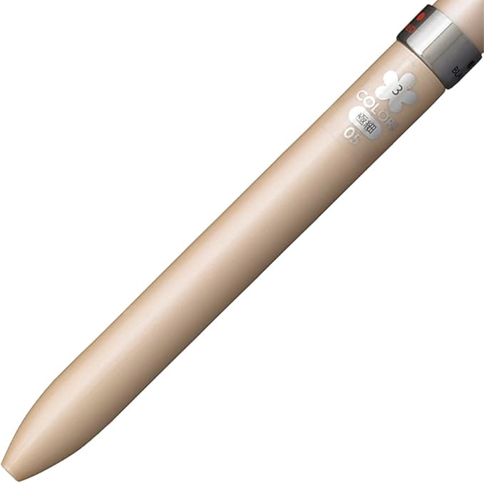 uni Mitsubishi Pencil Jetstream F Series 0.5mm Ballpoint Pen, Silky Gold, SXE360105.25, 3-Color, Easy to Write