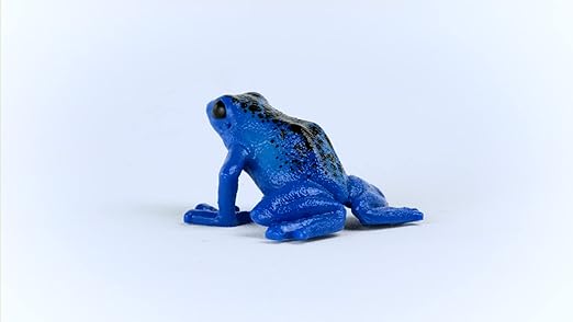 Schleich Wild Life, Wild Animal Rainforest Jungle Toys for Kids, Poison Dart Frog Toy, Blue, Ages 3+