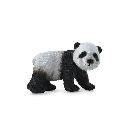 Collecta Wildlife Giant Panda Cub Standing Toy Figure - Authentic Hand Painted Model