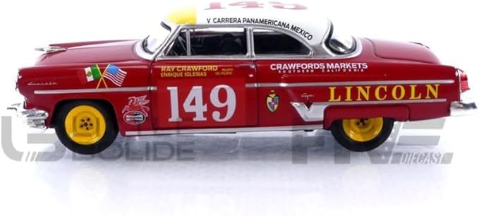 MINI GT 1/64 Lincoln Capri Carrera Panamericana Class 1954 Winner #149 Left Handle Finished