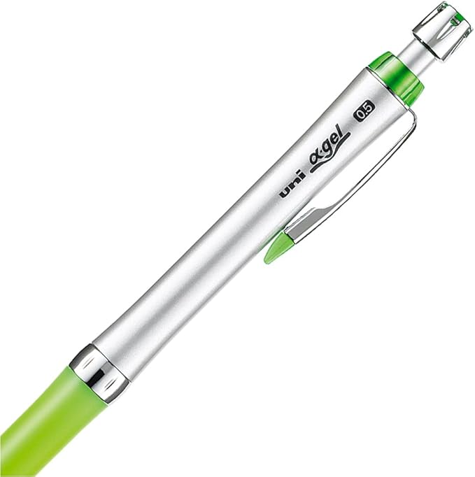 Uni Alpha Gel Slim Axis 0.01 Inches (0.5 mm) Yellow-Green