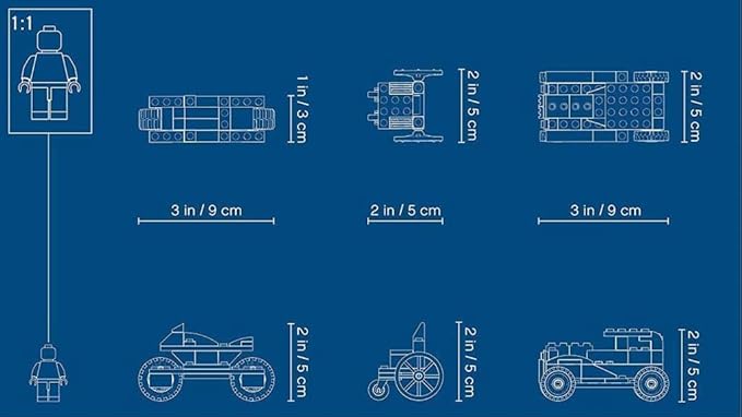 LEGO 10715 Classic Bricks on a Roll Construction Set, Colourful Vehicle Toy Bricks, Building Playset with Tires and Wheels (Multicolor,Pack of 422 Pieces)