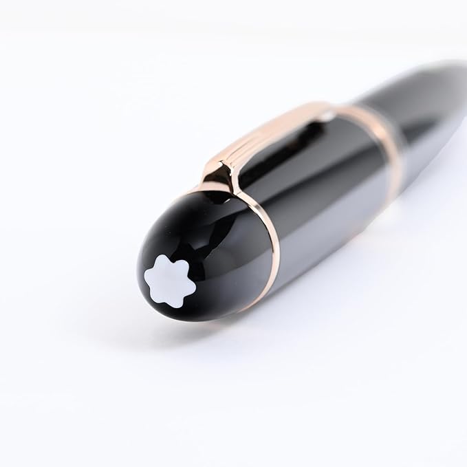 Montblanc Fountain Pen, 132092 (112665), Meisterstück 149, Black x Red Gold, Nib F