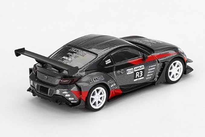 MINI GT 1/64 Toyota GR86 HKS Turbocharged GR86 Larry Chen (Left Handle) Finished Product MGT00820-L