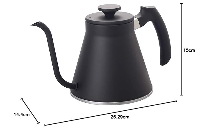 Hario Coffee Kettle 0.8l Matte Black Hario V60Â Drip Kettle, Fitness