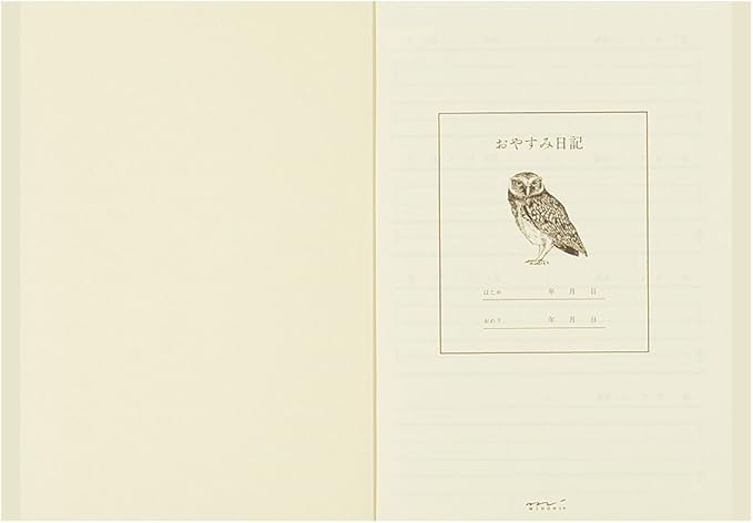 DESIGNPHIL Midori (MIDORI) Notebook Diary Good Night A Owl 12870006