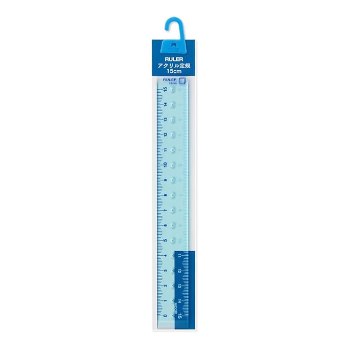 Midori Metric CL Ruler 15cm Blue (42233006)