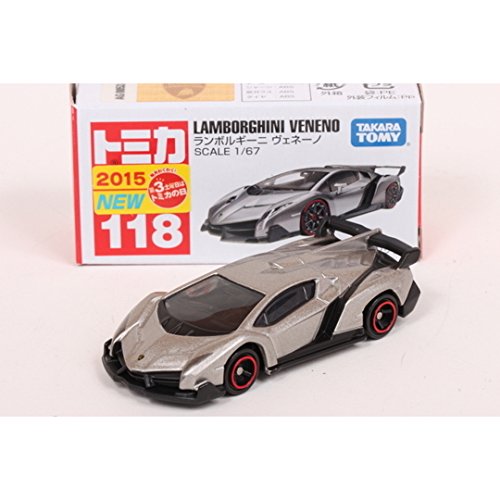 Takara Tomy Kid 1 : 67 Tomica No.118 Lamborghini Veneno,Grey