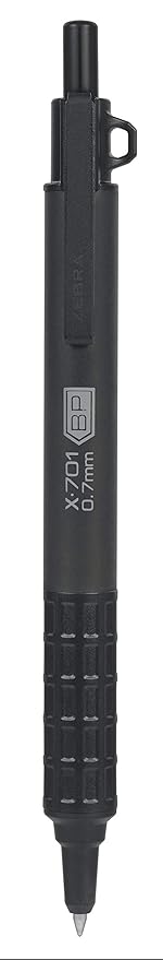 Zebra Pen X-701 Tactical Ballpoint Pen with Bonus Refills, Fine Point, 0.7mm, Black Ink, 1-Count (29811)