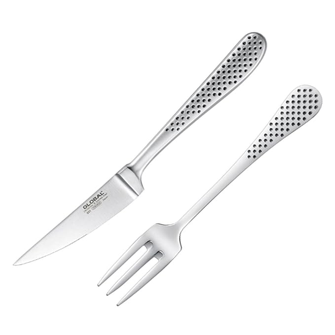Global Steak Knife and Fork Set GTJ-01