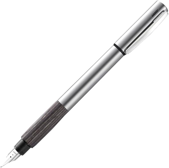 LAMY L96KW-EF Fountain Pen, Accent AL, Wood-Like Grip