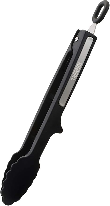 Thermos Nylon Tongs Black Kitchen Tool KT-T001 BK