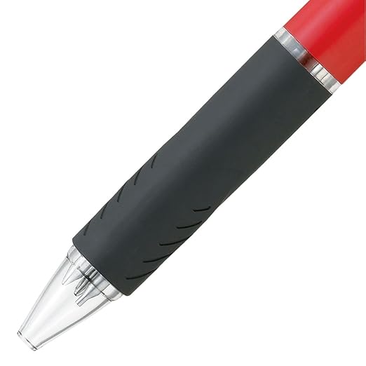 Uni Jetstream Multi Pen 2and1, 0.5mm Ballpoint Pen (Black, Red) + 0.5mm Mechanical Pencil, Red Body (MSXE350005.15)