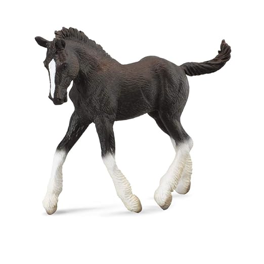 Collecta Shire Horse Foal, Black