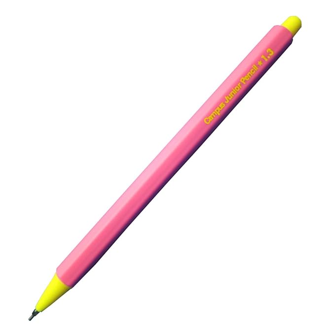 Kokuyo Campus Junior Pencil, 1.3mm, Pink Body (PS-C101P-1P)