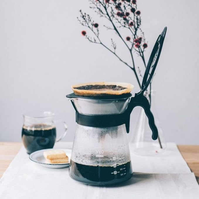 HARIO VDIR-02-B Coffee Dripper Server V60 Drip In Coffee Hand Drip Pot for 2 People