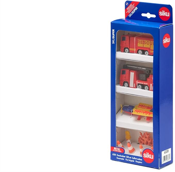 Bonernund Siku SK6330 Gift Set, Fire Truck, Ages 3 and Up