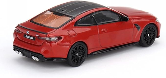 MINI GT 1/64 BMW M4 Competition (G82) Toronto Red Metallic Right Handle, Finished