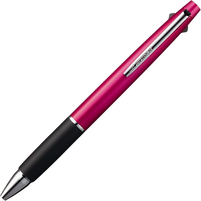 Uni Mitsubishi Jetstream 2 & 1 Pen, Multi-Function, Safety Pink