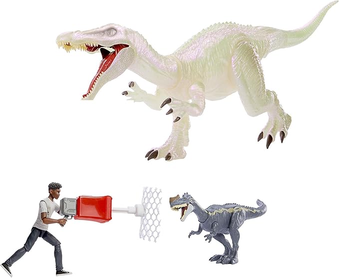 Mattel Jurassic World JCG22 The Great Pinch of Darius! Variionics Battle Set, Children's Figures, Dinosaurs, Toys, 3 Figures Set, 4 Years Old and Up