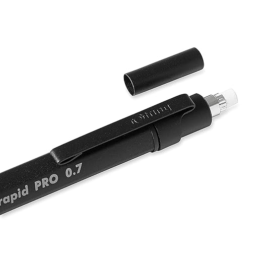 Rotring Rapid Pro Mechanical Pencil, 2.0 mm, Black