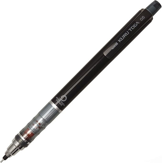 Uni Mitsubishi Mechanical Pencil Uni Kuru Toga Standard Model 0.02 inch (0.5 mm) Black