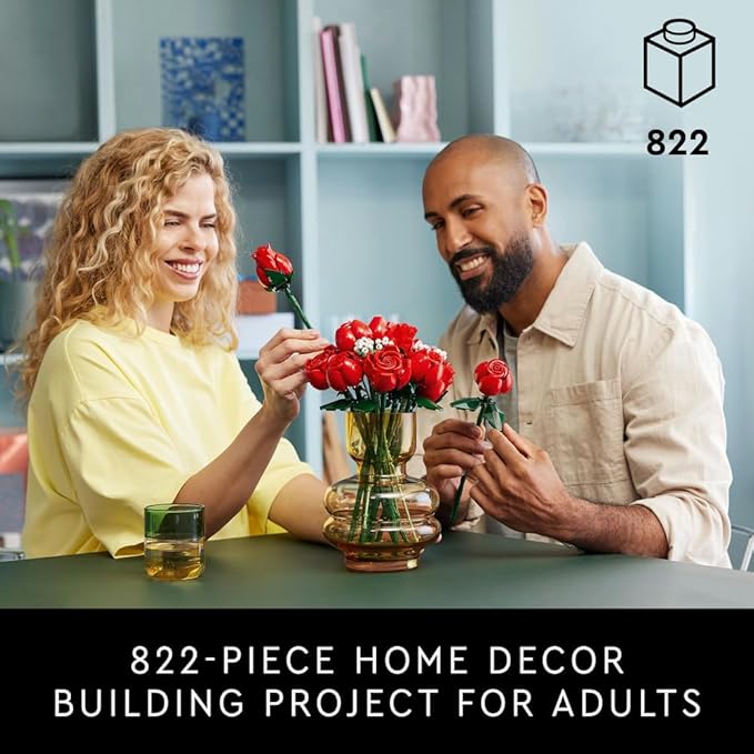 LEGO Icons Bouquet of Roses Building Set 10328 (822 Pieces)