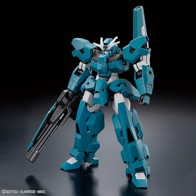 BANDAI SPIRITS Hg Mobile Suit Gundam Mercury Witch Gundam Lubrisul 1/144 Scale Color Coded Plastic Model, Grey