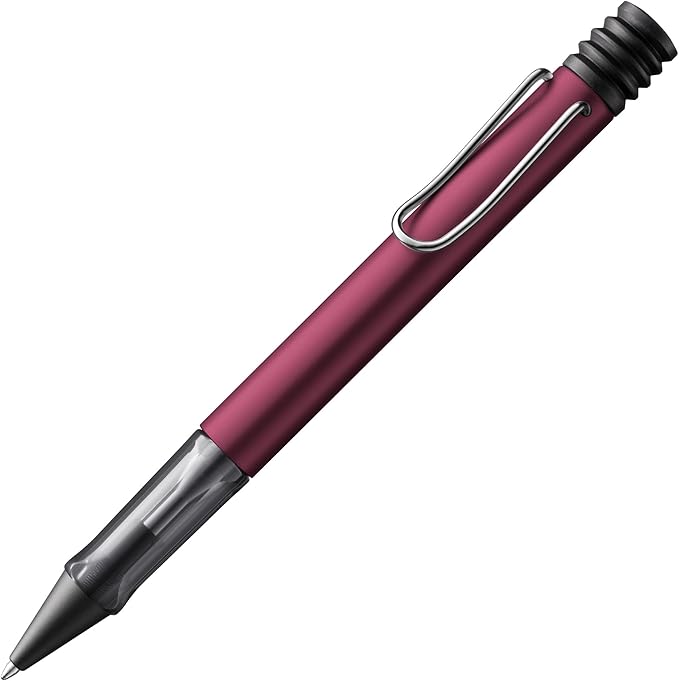 LAMY AL-star graphite ballpoint pen - transparent ergonomic grip pen, line width M - lightweight aluminum body - large capacity refill black LAMY M 16 included
