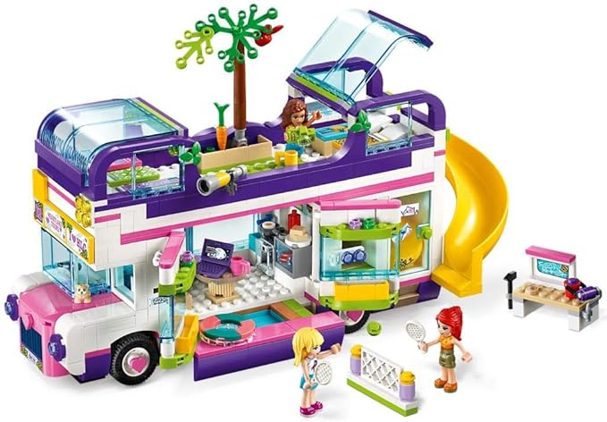 LEGO Friends Friendship Bus 41395,8+ year- Multicolor, 778 Pcs