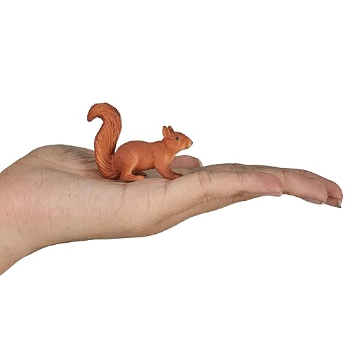 Mojo Fun 387032 Squirrel Running - Realistic Forest / Countryside Wildlife Toy Replica