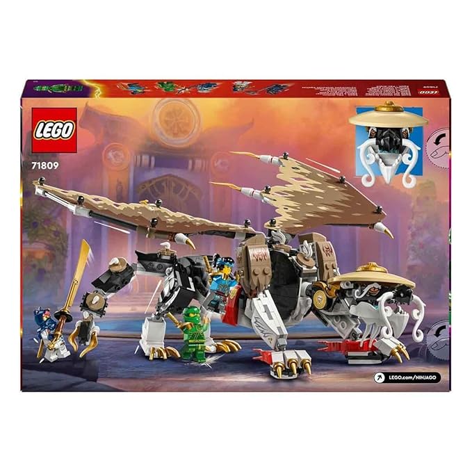 LEGO NINJAGO Egalt The Master Dragon Hero Toy 71809 (532 Pieces)