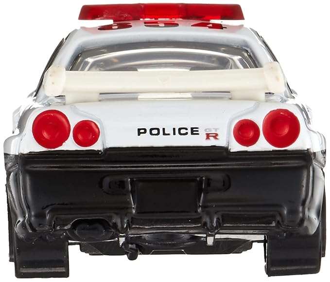 Tomica No.1 Nissan Skyline GT-R BNR34 Police Car Diecast Scale Model Collectible Car