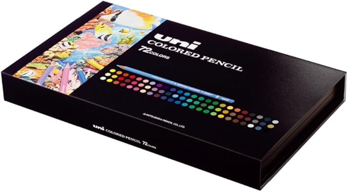 Uni Mitsubishi Pencil Uni Colored Pencils 72 Colors Set