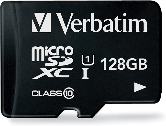 Verbatim MXCN256GJVZ5 MicroSD 256GB Up to 90MB/s UHS-1 U1 Class 10 Secure Domestic Support with I-O Data Devices for Smartphone and Tablet Photo and Video Storage
