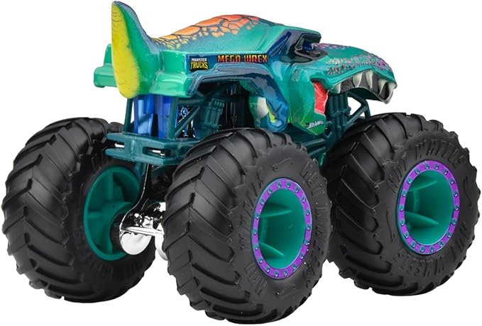 Hot Wheels JGR05 Monster Truck 1:64 Mega Rex Vehicle Toy Mini Car 3 Years Old Green