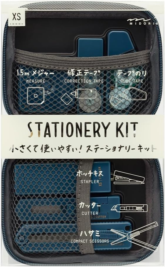 Midori Stationery Set Stationery Kit XS Navy A 35551006