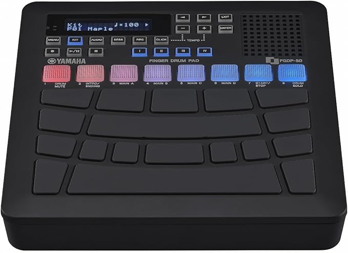Yamaha FGDP-50 Finger Ram Pad with Built-in Speaker, Rechargeable Battery