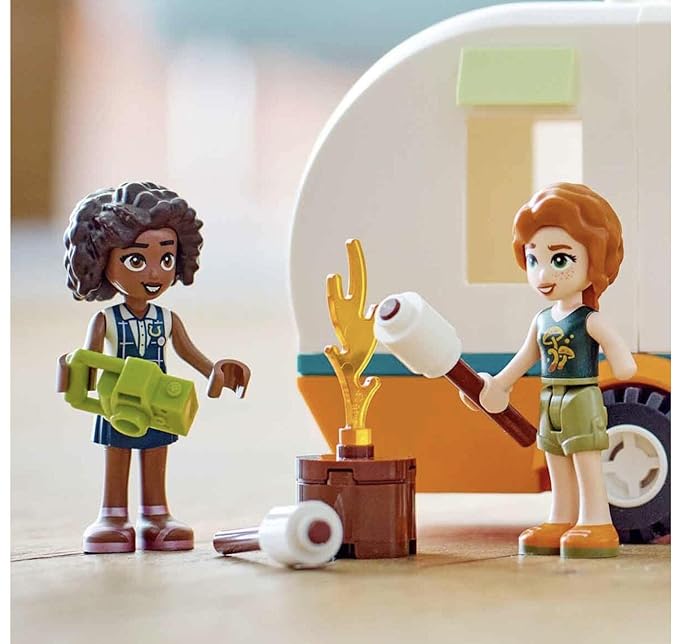 LEGO Friends Holiday Camping Trip 41726 Building Toy Set (87 Pieces), Multi Color