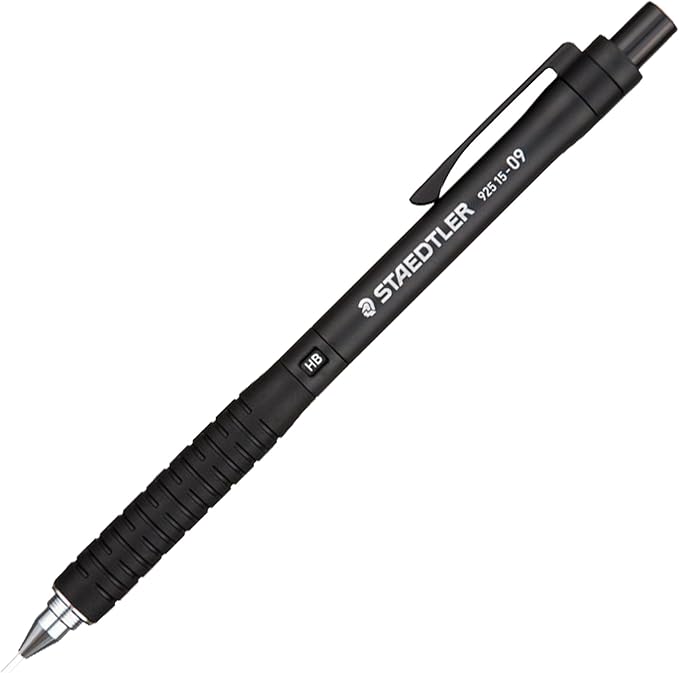 Staedtler 925 15-09 Mechanical Pencil, 0.03 inch (0.9 mm), for Drawing, Black